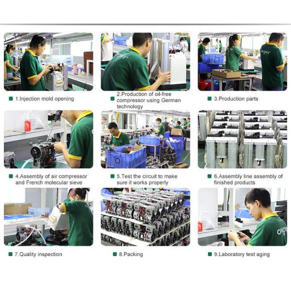 портативная машинка домочадца концентратора кислорода регулируемого Ce 1-7l полностью умная домашняя