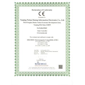 Nanjing Putian Datang Information Electronics Co., Ltd Certifications