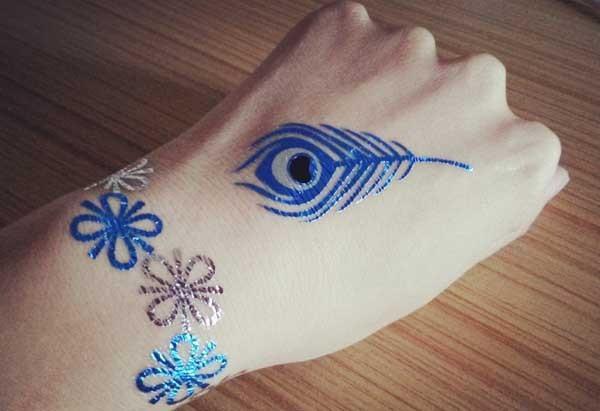 Metallic tattoo