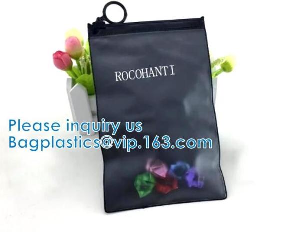 Custom Frosted Biodegradable Apparel ,Clothes, Garment, T Shirt, Swimwear, Packaging, Slider Zipper Bag