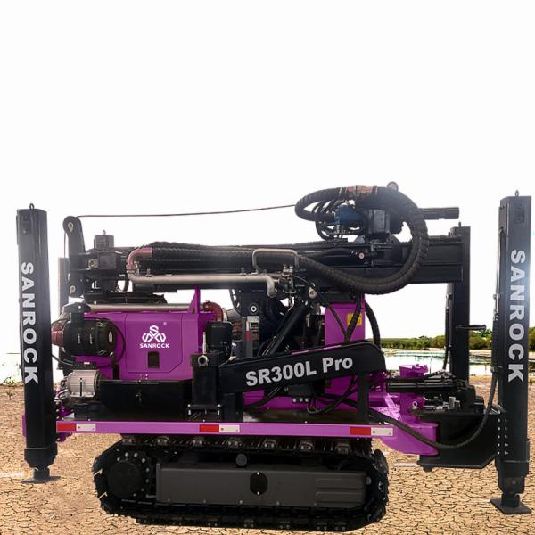 153KW Crawler Water Well Drilling Rig Lifting Force 50T Hydraulic Borehole Drilling Rig Water Drilling Machine