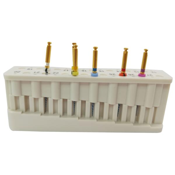 Régua do suporte da odontologia para o apoio da esterilização da autoclave da medida do canal de raiz