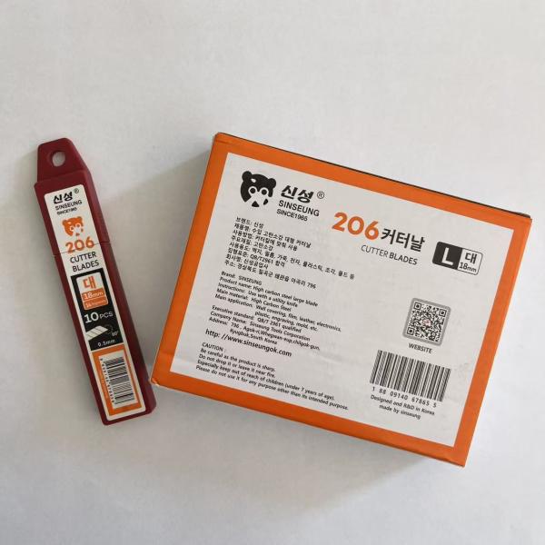 15 Segments Silver Color 18mm Cutter Blades for DIY Crafting and Home Projects