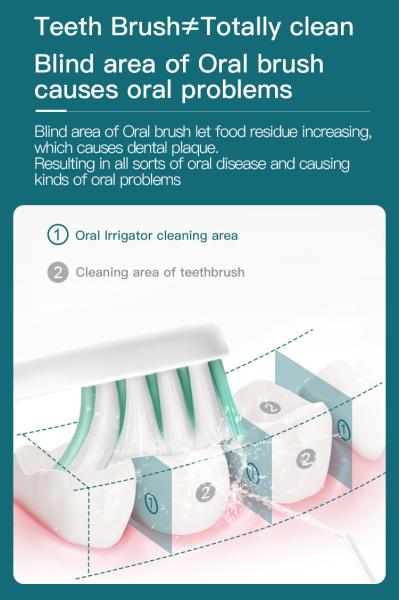 Oralginal 600ml Electric Water Jet Dental Floss 10+ Working Mode