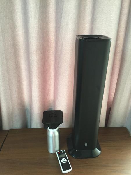3000CBM Black / Silver / Gold Commercial Essential Oil Diffuser , Medium Area Aroma Scent System Metal  Remote Control