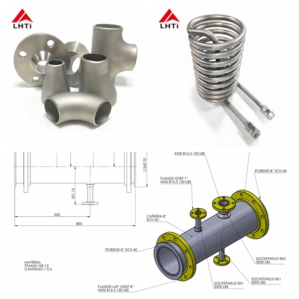 Легковес трубки ASTM B861 OD 32mm 51mm титана Gr2 Gr7 безшовный