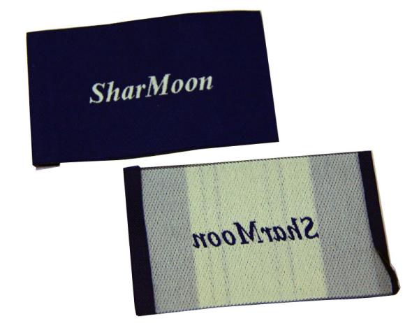 Customized Clothing Woven Labels,Iron On Personalized Garment Label