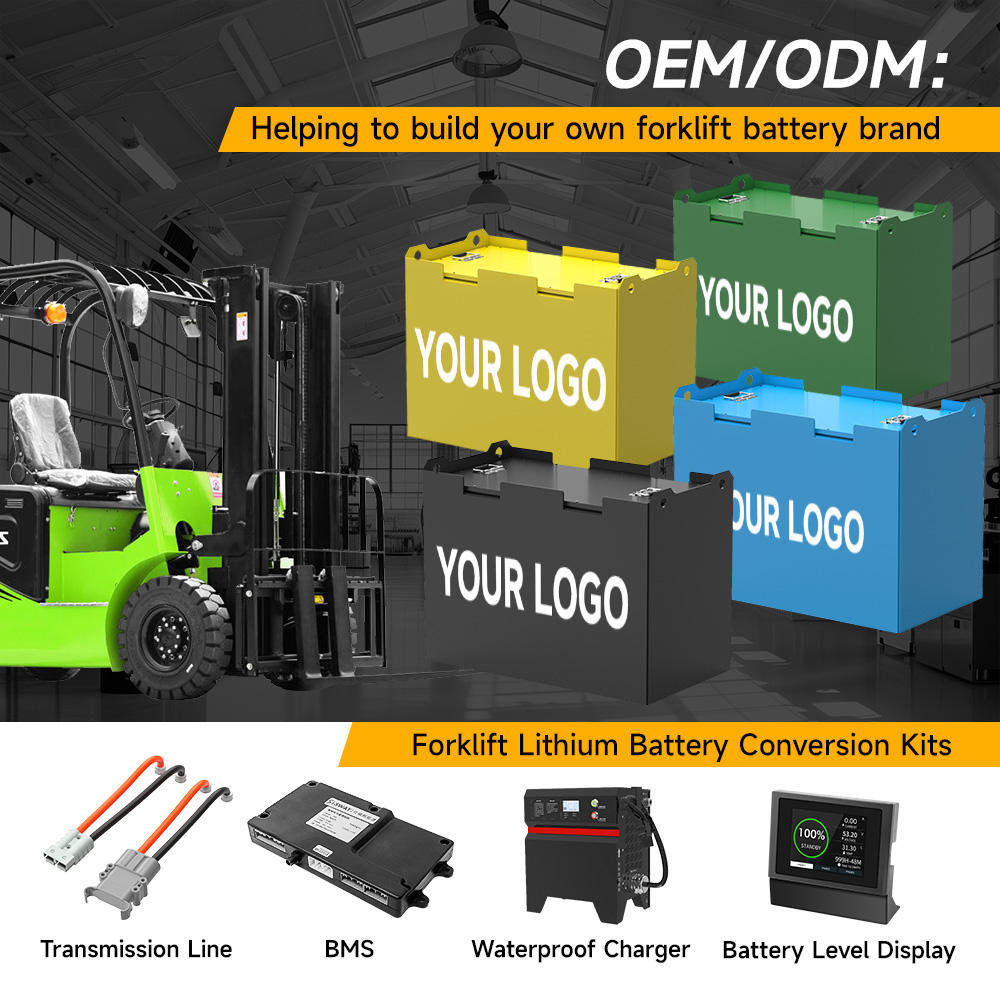 Batería LiFePO4 36V 48V 80V 105Ah 230Ah 300Ah 460Ah 560Ah Baterías de iones de litio para montacargas eléctricas