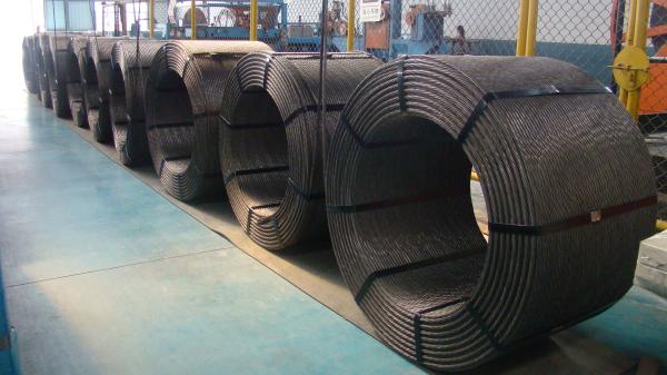ASTM A416 Pc Strand Buildings PC Steel Wire With 1860 MPA Tensile Strength