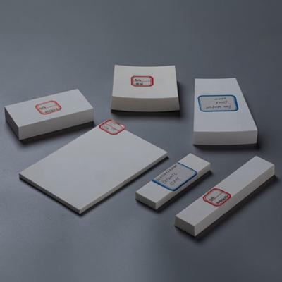 High Temperature White Alumina Ceramic Plates Superior Strength Low Wear Volume