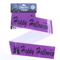 Bannière de précaution de LDPE de partie de la bande 0.04mm d'effroi d'ISO9001 Halloween