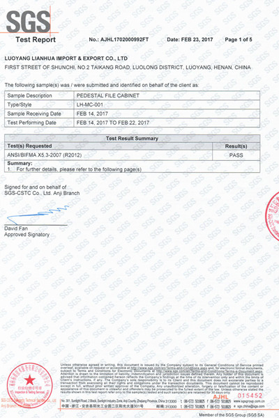 Luoyang Muchn Industrial Co., Ltd. Сертификации