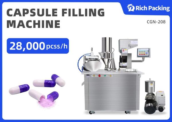 Customizable and Semi Automatic Capsule Filling Machine for Pharmaceutical Manufacturing