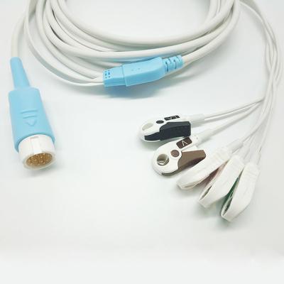 12 cabo médico de Ecg da ligação do Pin HP Disposible 5