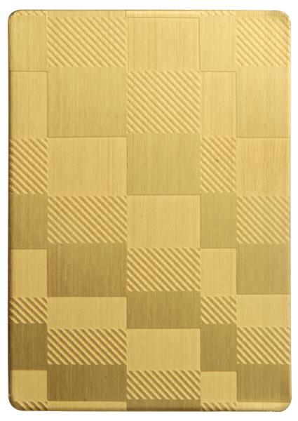 304 Stainless Steel Decorative Sheet 8k Mirror Polishing In Gold Colour