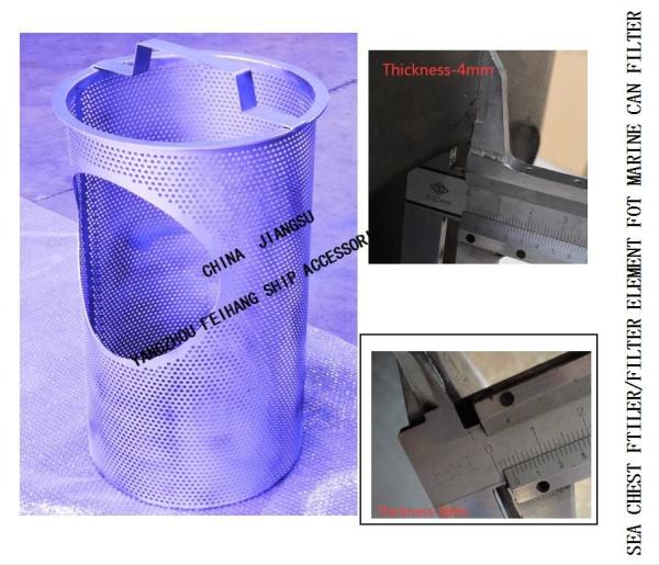 Stainless Steel 316 Main Sea Chest Filter-Sea Chest Filter-Sea Chest Elemen FILTER ELEMENT FOR MARINE CAN WATER FILTER
