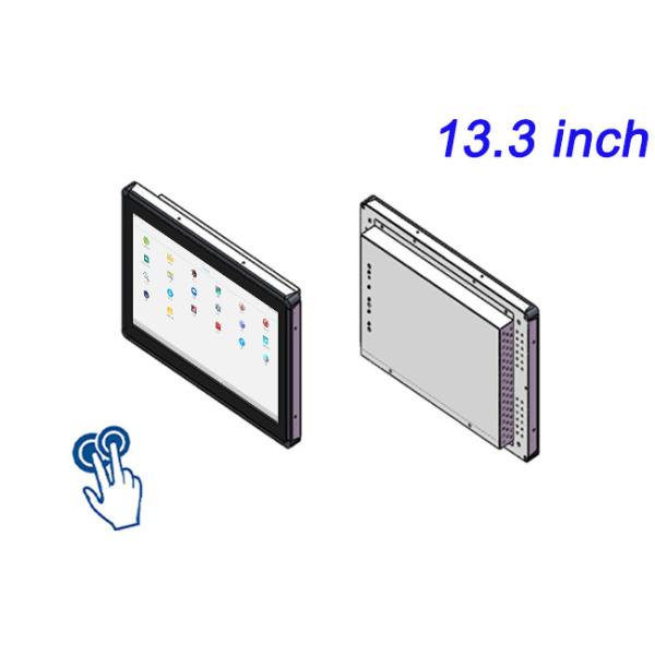 13.3-Inch Android Touch Embedded Monitor for Retail Displays, Industrial Control Systems, Smart Home Hubs, and Digital Signage