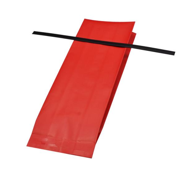 Color Tie Iron Wire Length 12cm Plain Coffee Bag