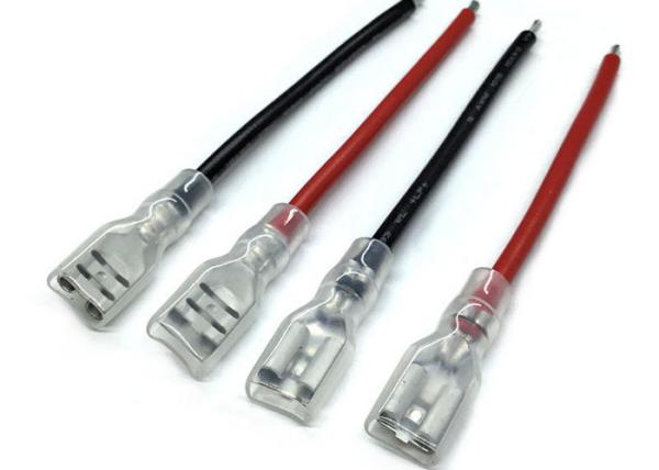 6.35/250 Nylon Fully insulated Faston Female Spade Terminal Cable Assembly