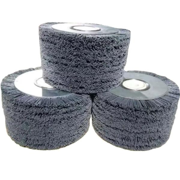 Polissage 250mm roue de fil abrasif brosses en nylon brosses en acier inoxydable brosses en acier circulaires brosses en acier pour la machine de polissage de pot
