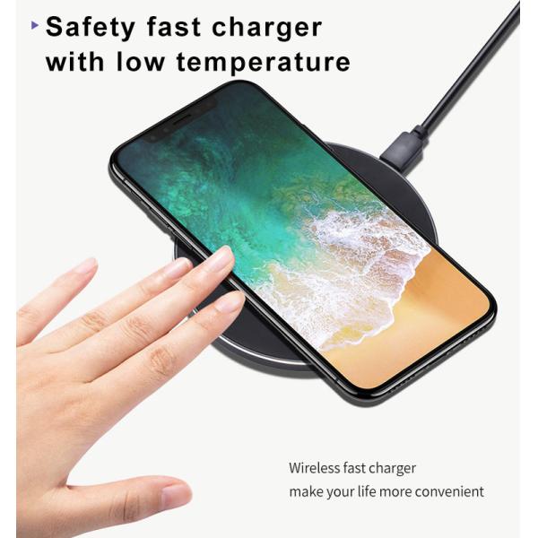 Simple and Fashion Design Wireless Fast Charger, Safe and High Quality Wireless Charger Pad