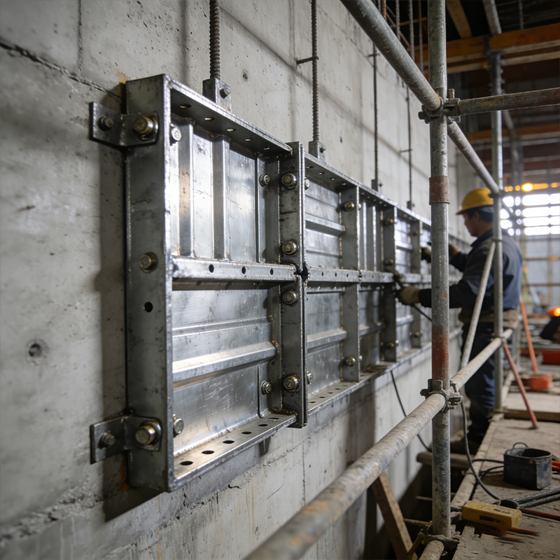 Modern Steel Frame Formwork Panel Reusable for Villa Building Construction
