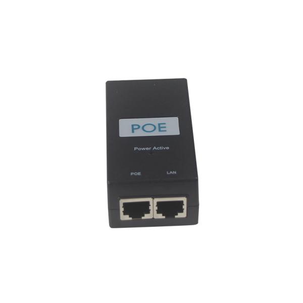 12V 24V 48V IPカメラ用の受動POEインジェクター 10/100/1000Mbps
