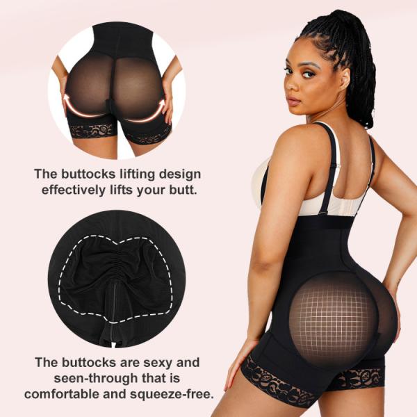 HEXIN Colombian Fajas Shapewear para Mulheres Alta cintura Controle de barriga Butt Lifter Pants