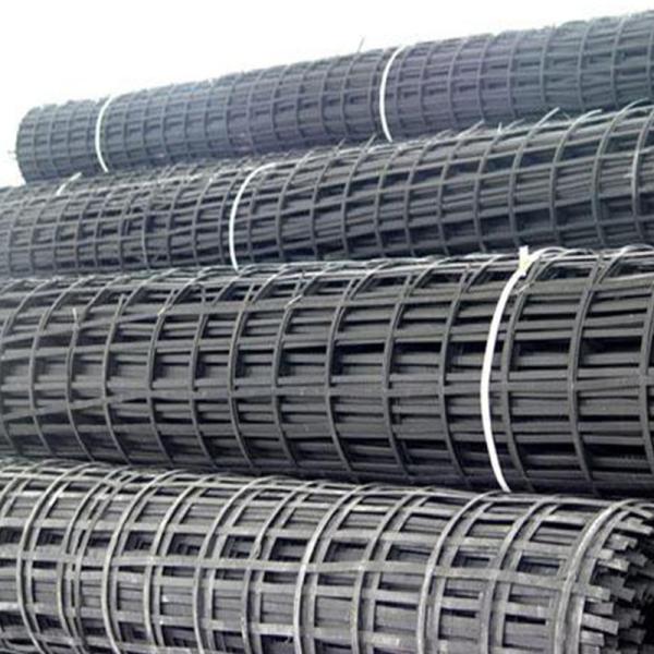 High Tenslie Strength Biaxial Welding Steel Plastic Composite Earthwork Geogrid For Soil Stabilization Anti-Erosion Feature