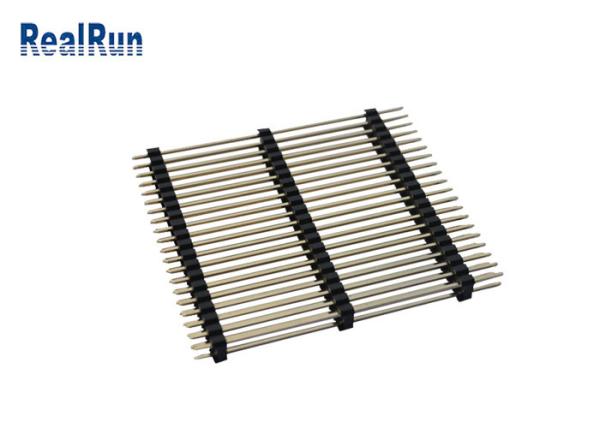 PBT LCP PA6T 40P Dual Row Pin Header Straight Three Plastic Au 3U