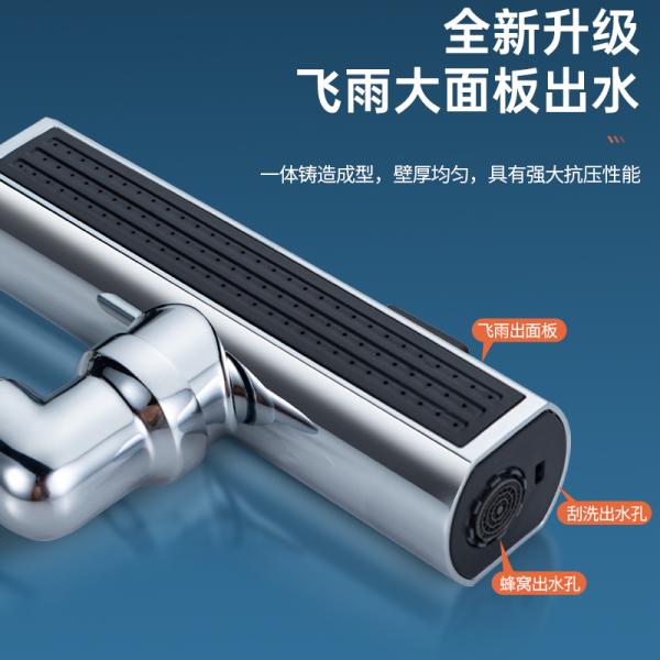 Durable Silver Kitchen Faucet Spout for Smooth Water Flow and Easy Cleaning