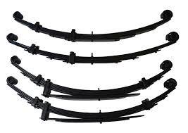 7 Leaf Trailer Slipper Leaf Springs 1637mm 265kg For Trailer Suspension ODM