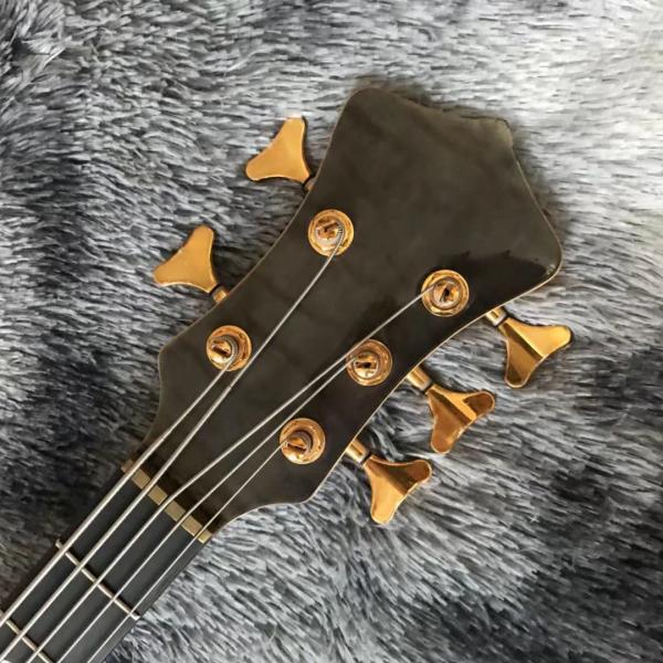 2023 NEW Custom Alembic Style Neck Through Body Mark King Signature Deluxe 5 Strings Electric Guitar Bass