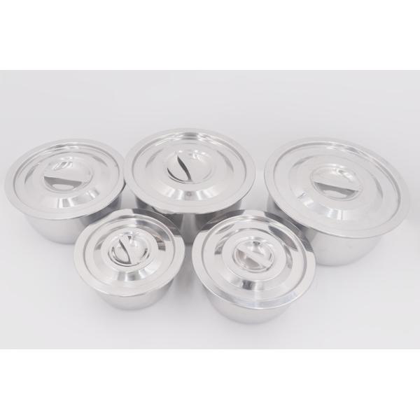 6pcs Kitchenware Stainless Steel Cooking Pot Non Stick Cooking Pan With Lid