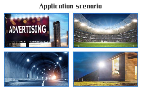 10w Outdoor LED Flood Light with High Power Factor and 120° Beam Angle