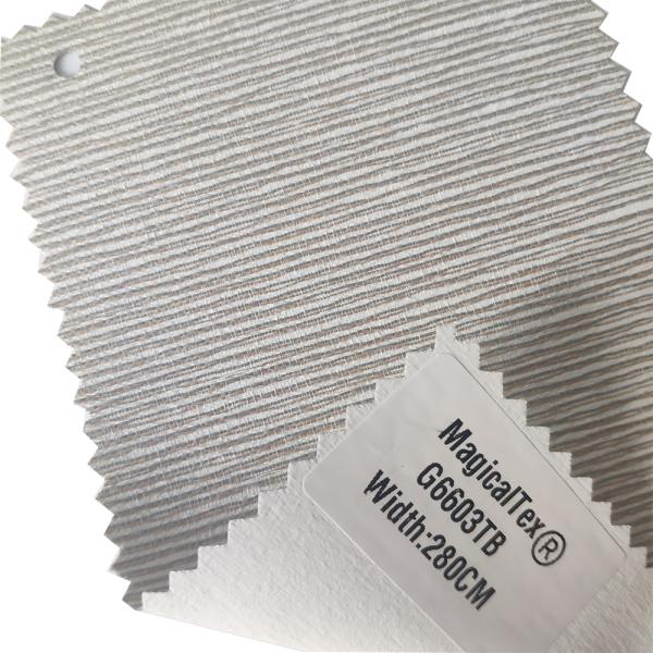 340gsm Fireproof Blackout Roller Blinds Fabric White Coating