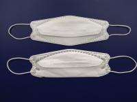 Poussière jetable du masque N95 protecteur de fournitures médicales l'anti 4 plis avec Earloop flexible