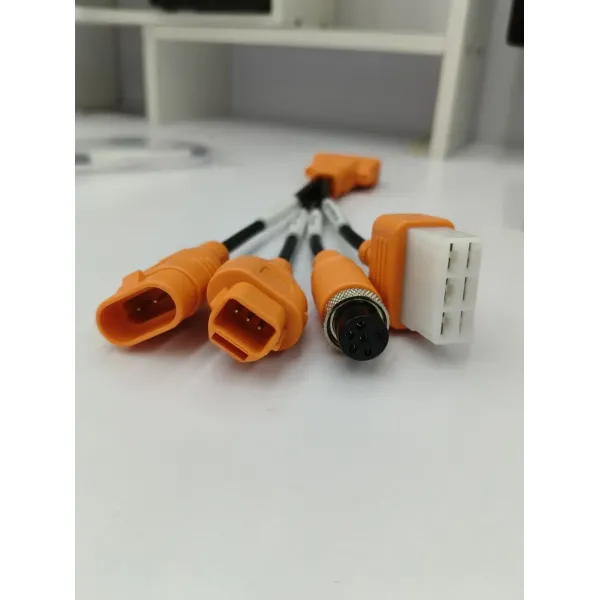 Adaptador de cable OBD2 de motocicleta 3 en 1 para PGO 6Pin HARTFORD 6Pin KYMCO 3Pin SYM 3Pin Conector de diagnóstico