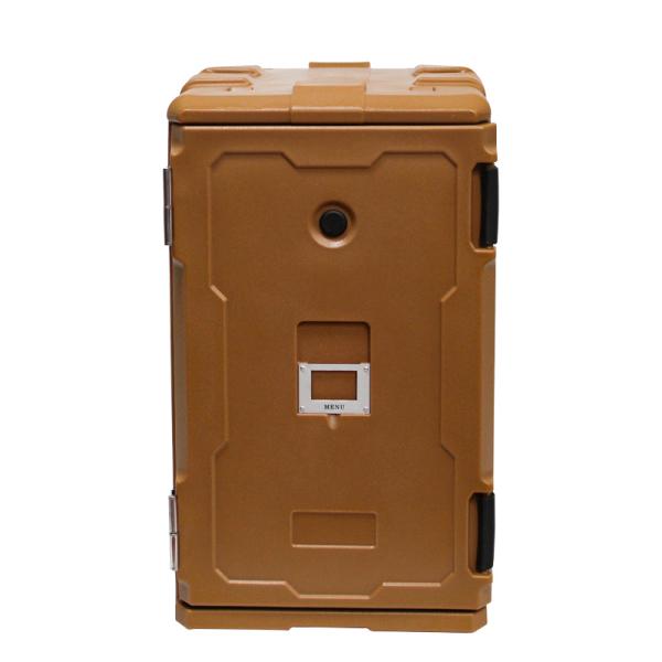 High Capacity Thermoport Food Container Quick Access Coffee Color Hotel Restaurant Equipment