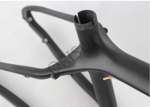 26 Inch Snow Carbon Fat Bike Frame Lightweight 190 X 12 Mm Thru - Axle Dropout