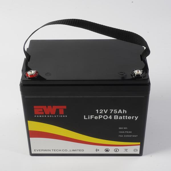 12V 75AH com Bluetooth Phone App Monitor Online Bateria