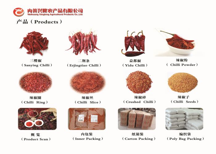 Stemless высушенное Guajillo Чили перчит форму блока Heb без стержня