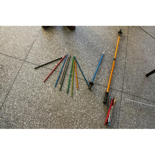 Compact Ultralight Trekking Pole Anodized 7075 , High Intensity