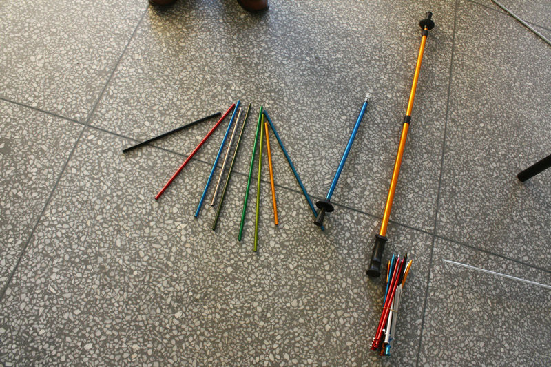 Outdoor Trek Hiking Poles 7075 Alloy With Cold Treatment
