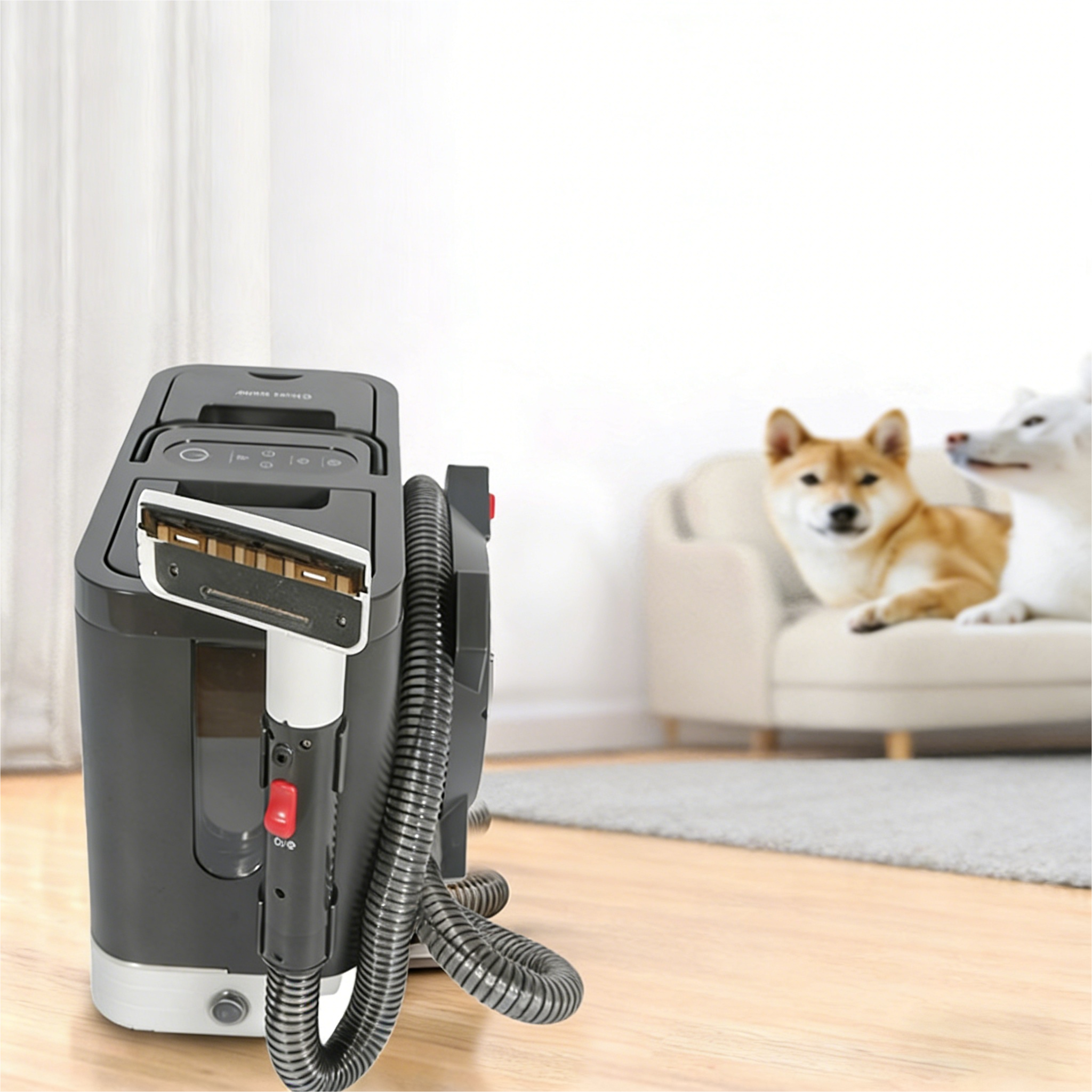 Multifunctional Steam Fabric Cleaner with Auto Cord Rewind