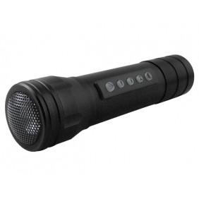 5V Black Music LED Camping Torch Ultralight Backpacking Flashlight MP3 Player