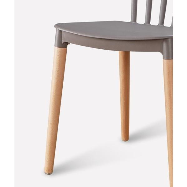 Simple Windsor chair solid wood dining chair family creative leisure chair dining room stool Nordic negotiating chair