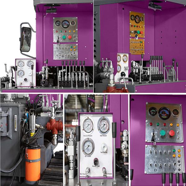 8900*2250*2650MM Máquina de perforación hidráulica Velocidad de desplazamiento 1,5-3 km/h para perforación de agujeros de explosión en rocas mineras