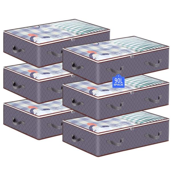 Custom Logo Accepted Under Bed Clothes Storage Boxes Personalize Your Storage Solution