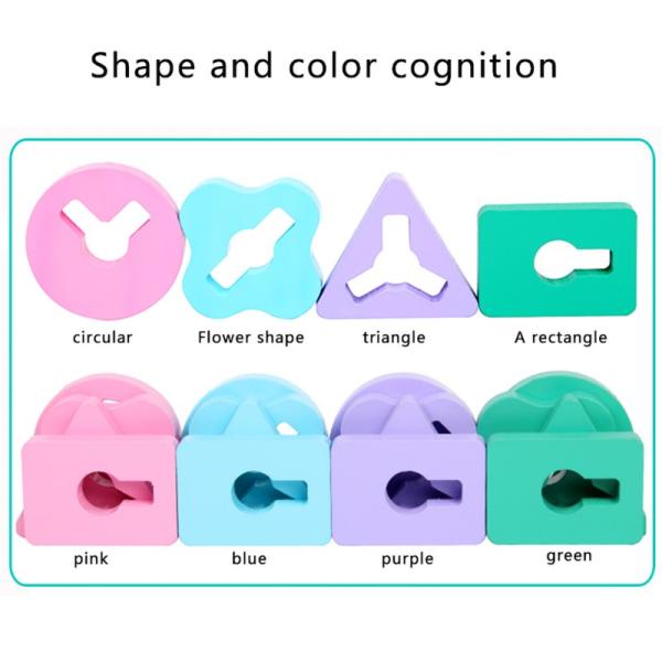 Cognitive Crocodile Bear Shape Early Education Puzzle